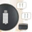 Miroir rond brun pour cadre mural-516049290