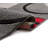Shaliya Galaxy Waves Grey Red Modern Geometric Rug-253987240