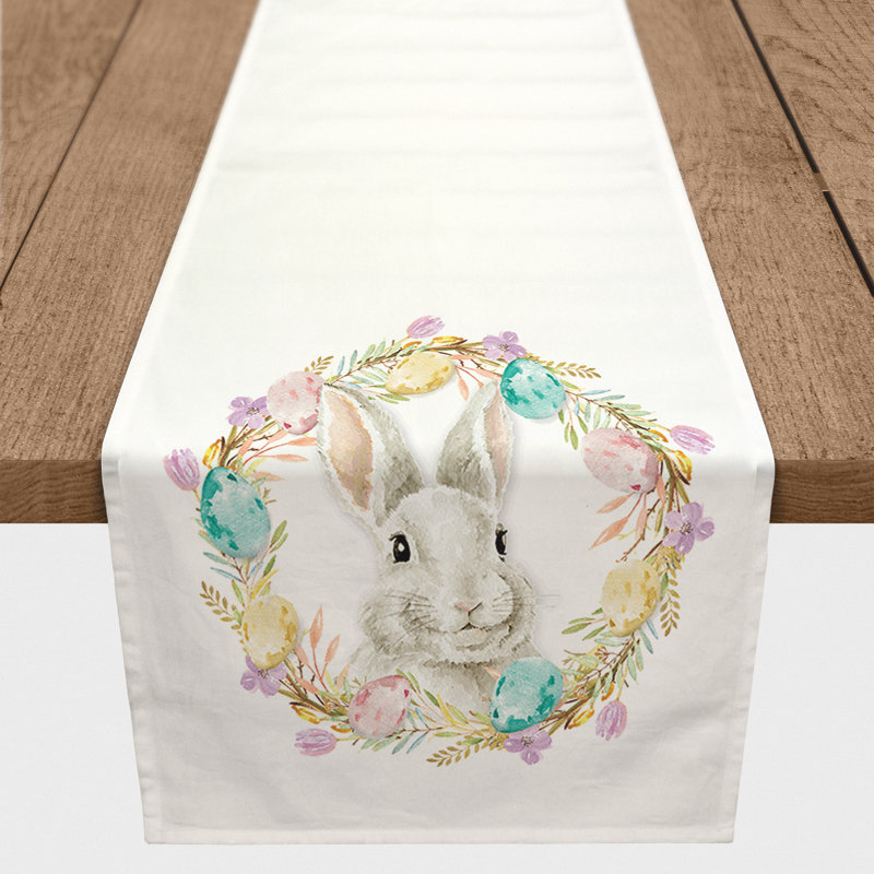 Emelita Rectangular Easter Table Runner, 90" x 16"