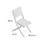 Woehler Foldable Outdoor Patio Dining Side Chair with Cushion