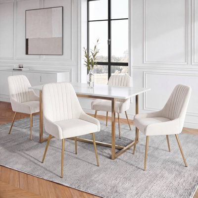 Maulsby Tufted Velvet Dining Chair