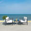 Nidhi Eucalyptus 4 - Person Patio Conversation Set with Cushions-877308694