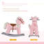 Cheval à bascule en peluche avec ours, Qabo Kids-126099326
