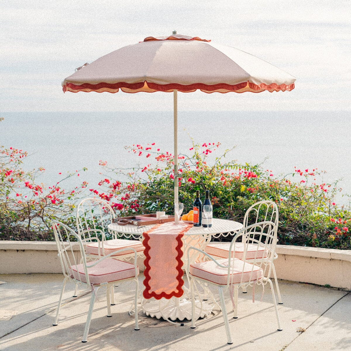 Club 6.6' Beach Umbrella, Rivie Pink