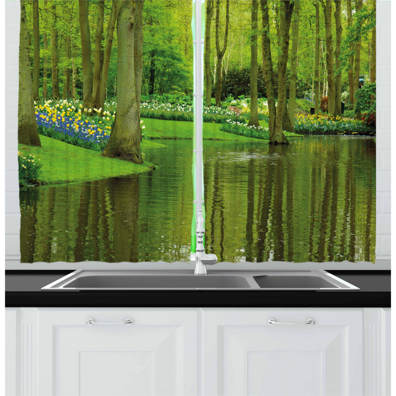 Pointed Kitchen Curtain