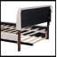 Lit plateforme tapissier Marjorine