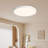 6Pk 12 Inch Round Led Flush Mount Ceiling Light, 5 Cct Dimmable 24W Close To Ceiling Light Fixture Fixture For Living Room Bedroom Kitchen (Set Of 6)-572611795-572611796