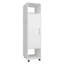 Armoire H 62,9 po, avec 1 porte, 3 tablettes et miroir pleine longueur-1149402912