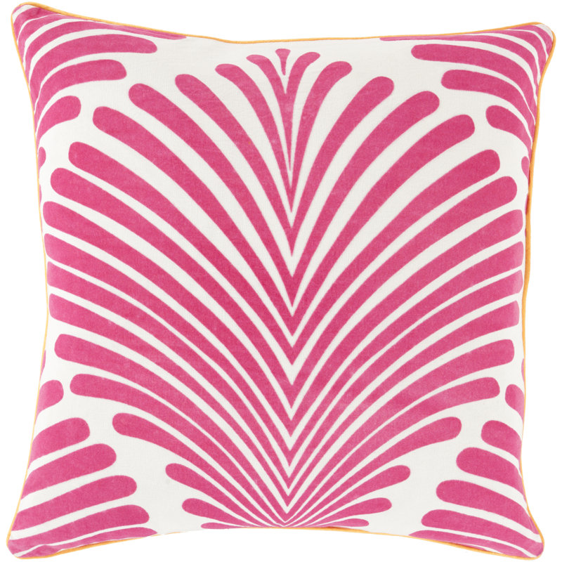 Geometric Cotton Throw Pillow, 18"x18", Charcoal/Light Gray/Black, Pillow Cover Only