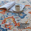 Tapis à motif floral lavable Scheri-306048430