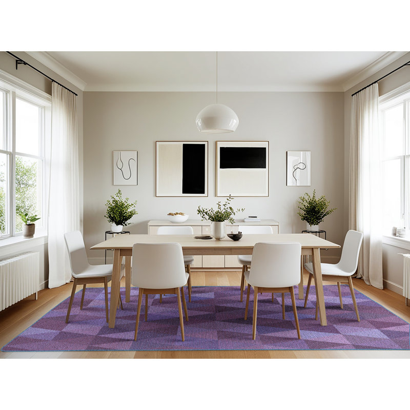 Abstract Indoor Rug, Rectangle 7' x 10'