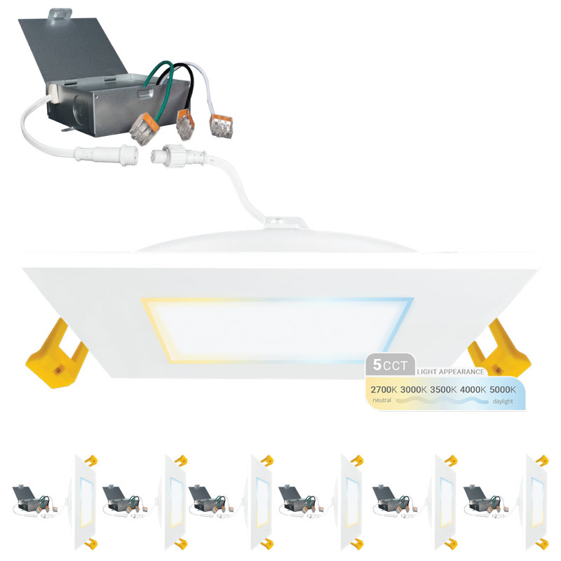 Ensemble d'éclairage encastré 6 "Ultra Slim