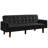 74.4'' Faux Leather Square Arm Sofa Bed-1973282090-1983379835