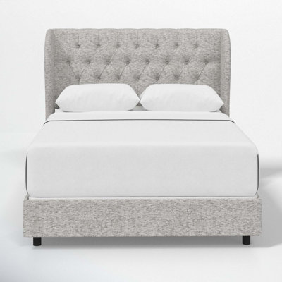Tomey Tufted Upholstered Low Profile Standard Bed