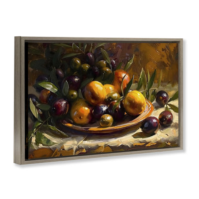 Cadre flottant Array of Olives & Citrus, design par Creative Studio