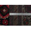 Tapis de zone en laine rouge/bleu marine 3 pi 5 po x 5 pi 11 po one-of-kind à la main-noué la new age balouch Antietam