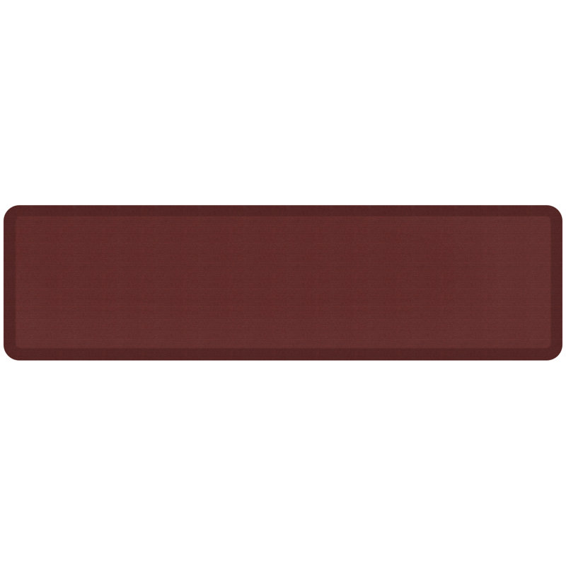 Tapis anti-fatigue designer en toile de ramie confortable, 1 pi 8 po x 6 pi, Pourpre