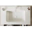 Lavabo de salle de bain 30 "sans armoire, avec lavabo en céramique blanche