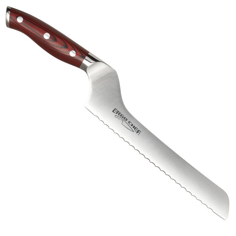 Ergo Chef Crimson Series 8'' Serrated Bread Knife