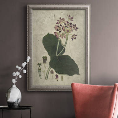 Pretty Pressed Flowers I Premium Framed Canvas- Ready to Hang Red Barrel Studio Size: 36 H x 24 W x 1 D