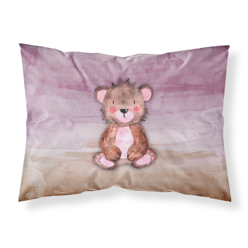 Taie d’oreiller aquarelle ours