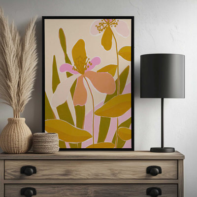 «Colorful Iris Flowers» par Garima Dhawan, reproduction d'art