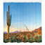 Ensemble de rideau de douche et crochets saguaro-690667774