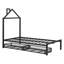 Full Size Metal Platform Bed with Two Drawers-1680892870-1680892871