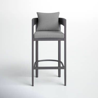 https://assets.wfcdn.com/im/45623423/resize-h380-w380%5Ecompr-r70/2649/264935197/Elza+Outdoor+Patio+Barstool+in+Aluminum+and+Gray+Cushions.jpg