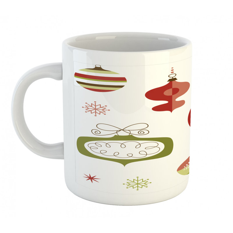 Grande tasse à café suspendue baubles ornements