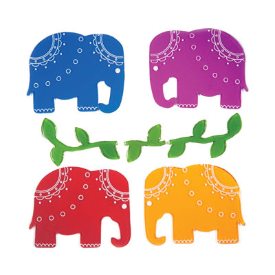 Adhésif décoratif petit éléphant Roush