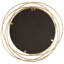 Seyma Round Metal Framed Wall Mounted Accent Mirror in Gold-638168242