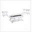 Contemporary Style  1pc End Table High Gloss Finish Chrome Frame Gorgeous Living Room Furniture