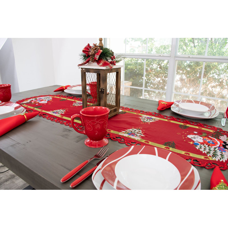 Chemin de table Joswick Santa Claus, 43 po x 16 po