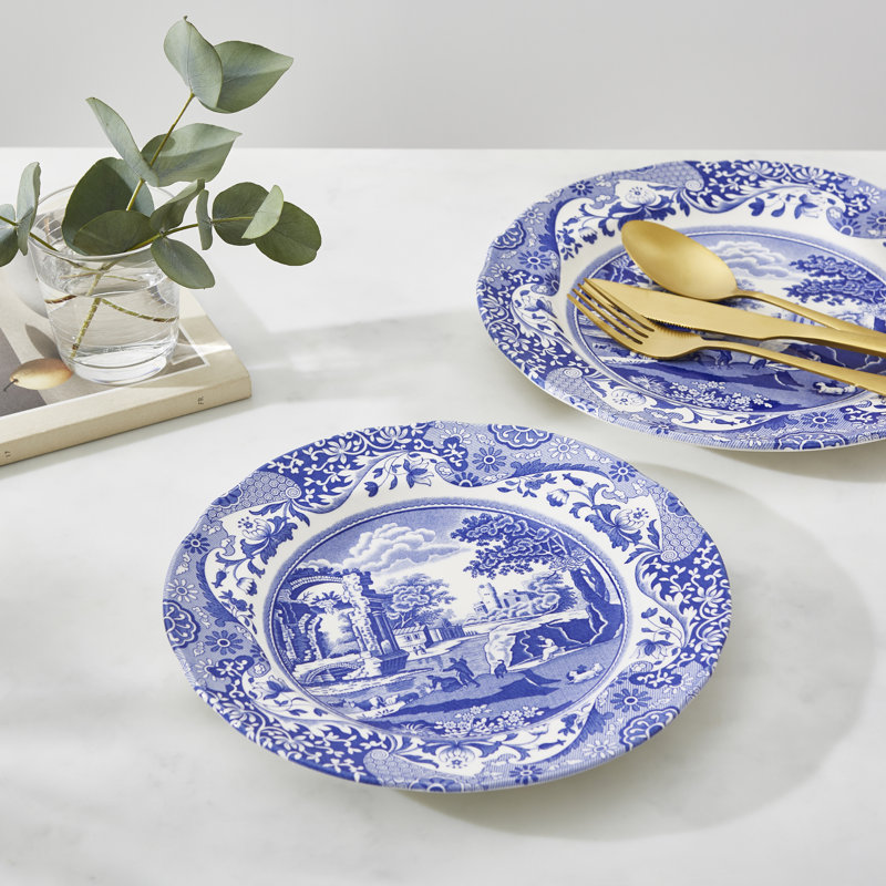 Spode Blue Italian Luncheon Plate 9"