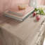 Commode 4 tiroirs, finition grise