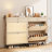 Lilac  Rattan Shoe Storage Cabinet-130762457