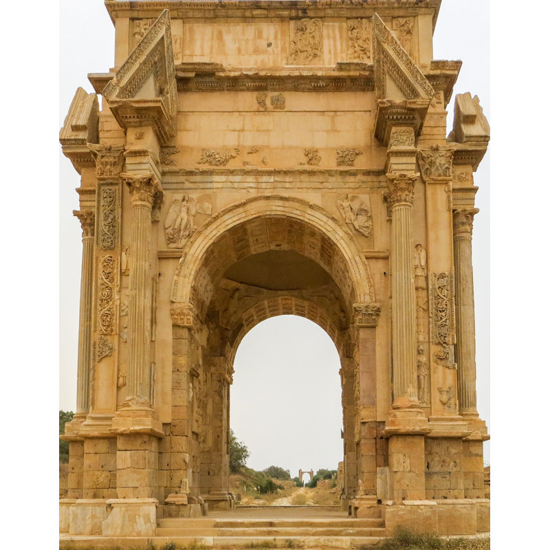 Arche de Septime Sévère, ruines romaines en carton