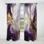 Mauve et or liquide Magic II - rideau moderne - velours obscurcissant - 1 panneau-107826253