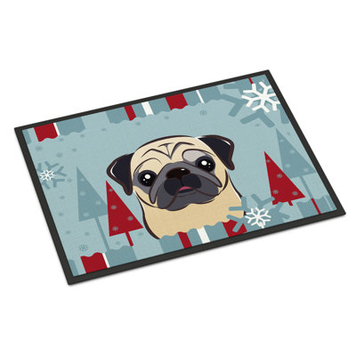 Ruka Non-Slip Christmas Outdoor Doormat