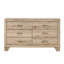 Ilmie commode double 6 tiroirs avec miroir