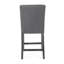 Ensemble de 2 tabourets de comptoir contemporain capitonnés en tissu pour un siège élégant et confortable-2070280083