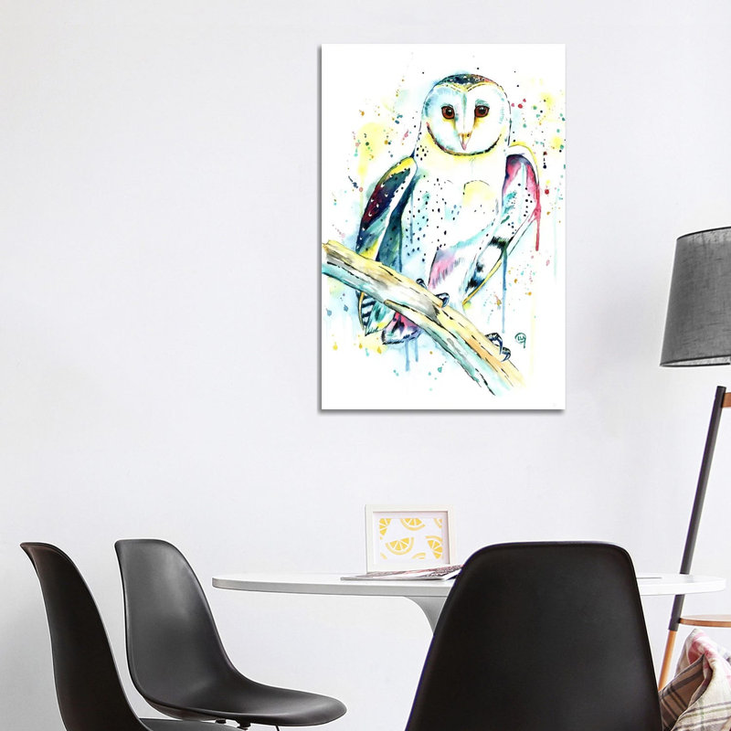 Hooot by Lisa Whitehouse - Wrapped Canvas Gallery-Wrapped Canvas Giclée, 101.6 cm H x 66.04 cm W x 1.91 cm D
