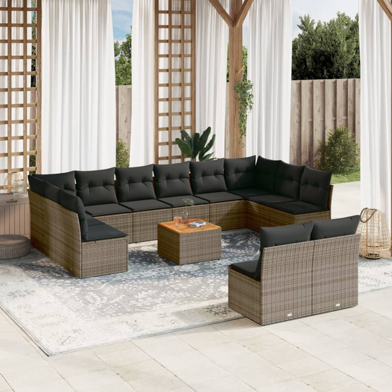 Ensemble de canapé de jardin Vidaxl