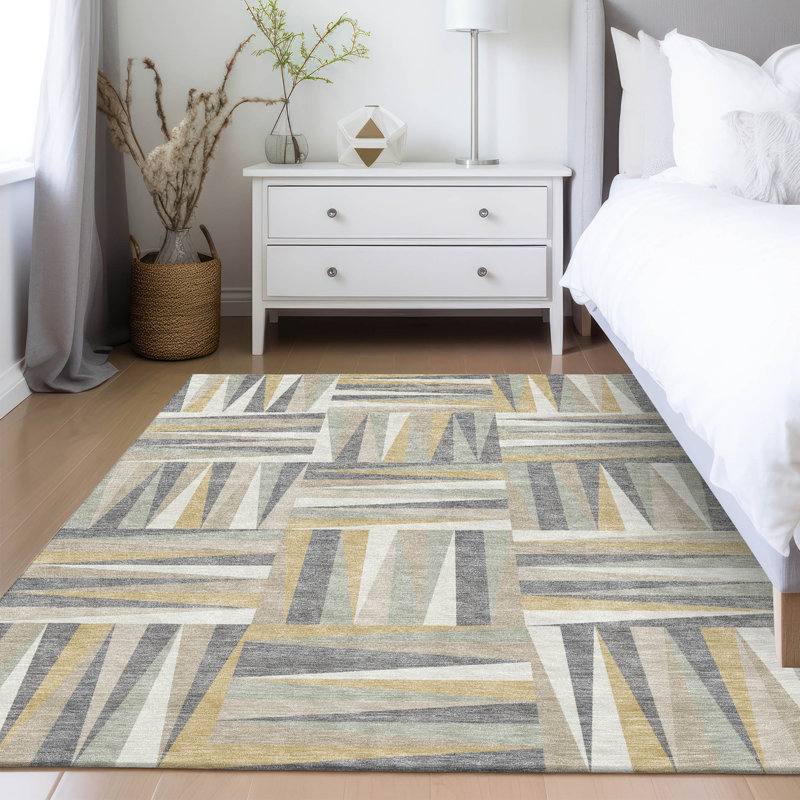 Tapis intérieur / extérieur Chayden Chantille ACN1012, Rectangle 5 pi x 7 pi 6 po