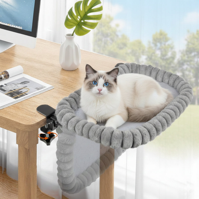Lit-bureau pour chat Clamp-on