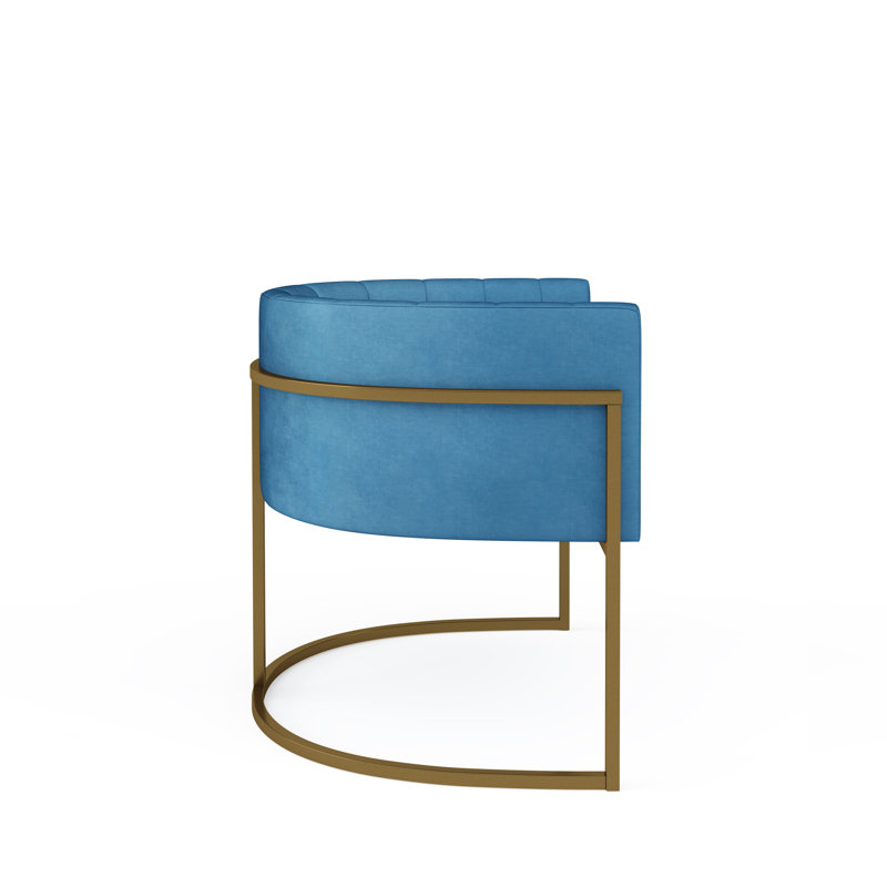 Velvet Barrel Chair