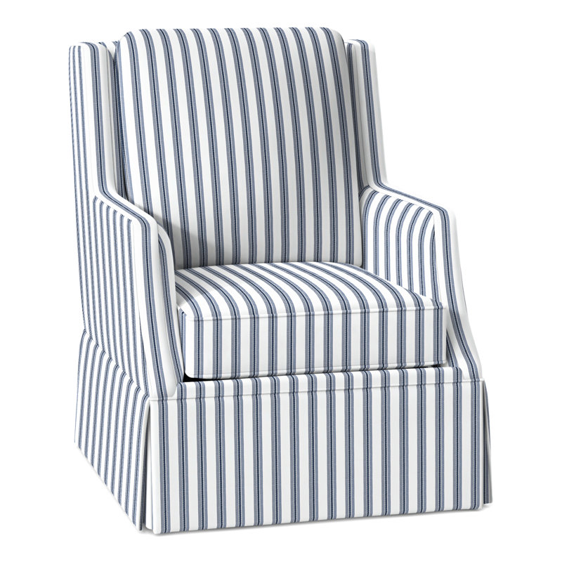 Fauteuil tournant Savannah, Perigold excel denim