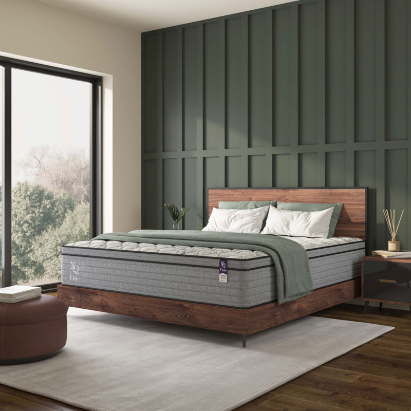 Matelas hybride en mousse viscoélastique gélifiée 10 pouces Elite Series Machka, 10", Lit simple