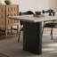Ensemble de table de salle à manger rectangulaire de style rétro-265808702